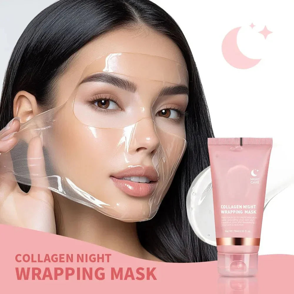 Collagen Overnight Wrapping Peel Off Mask| Elasticity & Hydration Care