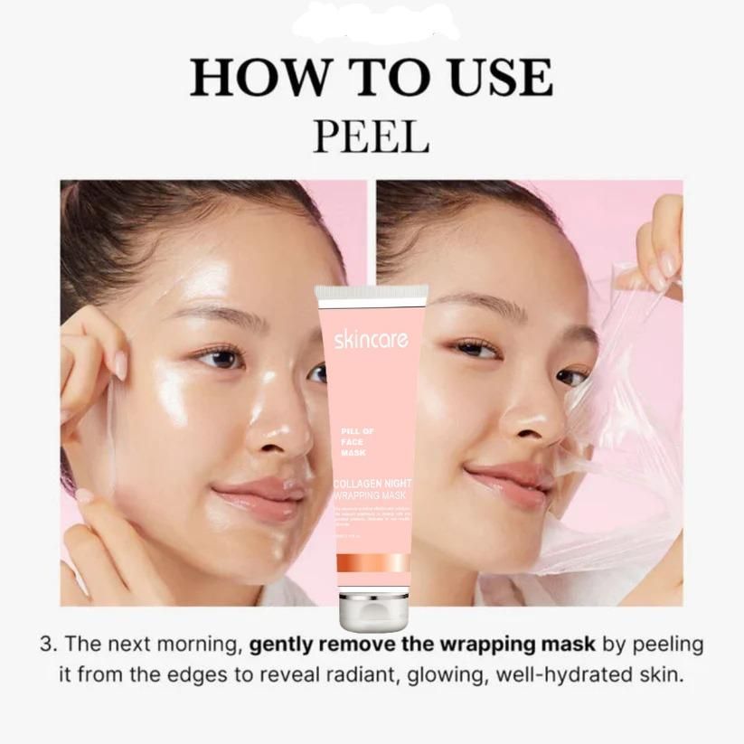 Collagen Overnight Wrapping Peel Off Mask| Elasticity & Hydration Care